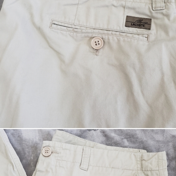 Lascoste mens 48W straight leg flat front chinos - Picture 2 of 2